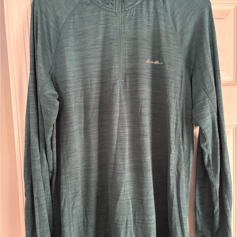 Eddie Bauer Teal Motion Pullover